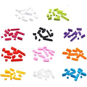 10 Set Universal USB Dustproof Stopper for Laptops and Notebooks - Waterproof Computer Interface Covers(Blue) in Saudi Arabia