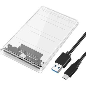 2.5 Inch HDD Enclosure USB Type-C to SATA, Tool-Free, Plug & Play in Saudi Arabia