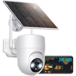 LIWAN WiFi Security Camera Outside Solar Security Cameras, PIR Alarm, 2-Way Audio, Easy to Install in Saudi Arabia
