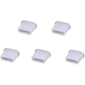 140 Pcs Silicone Data Cable Charging Port Protective Cover Anti Dust Stopper Cap for Data Line(Style 2) in Kuwait