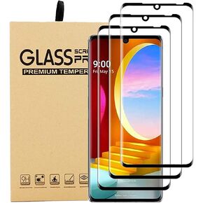 [ 3 Pack for LG Velvet/LG Velvet 5G Screen Protector Tempered Glass, HD Clear Scratch Resistant Bubble Free Anti-Fingerprints 9H Hardness in Saudi Arabia