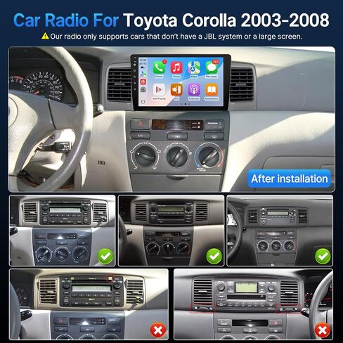 Linux Car Radio for Toyota Corolla 2003 2004 2005 2006 2007 2008 in Saudi Arabia