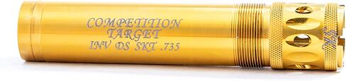 CARLSON'S Choke Tubes 12 Gauge for Browning Invector DS | Stainless Steel | Gold Competition Target Ported Sporting Clays Choke Tube | Made in USA in Kuwait