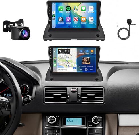 4+128G Car Radio Stereo for Volvo XC90 2004-2014, 9inch HD in-Cell Touch Screen/Android 15/Wireless CarPlay/Android Auto/GPS/WiFi/5.0Bluetooth/FM/RDS/SWC/AHD Backup Camera in Saudi Arabia