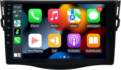 Car Radio for Toyota RAV4 Stereo (with J-B-L) 2007 2008 2009 2010 2011 2012 Android 14 Touch Screen Car Audio Wireless Carplay Android Auto SWC FM Bluetooth WiFi GPS Backup Camera Head Unit in Kuwait