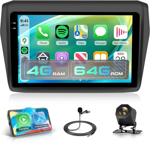 Rimoody 4G+64G Android Car Stereo for Suzuki Swift Radio 2017-2020 Carplay in Kuwait