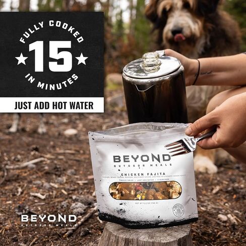 Beyond Outdoor Meals Chicken Fajitas | Freeze Dried Camping & Backpacking Food | High Protein Meals | Just Add Water in Saudi Arabia