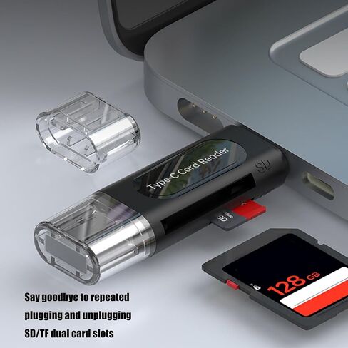 SDTF Card Reader USB2.0 Type C Adapters for Computers Phones in Kuwait