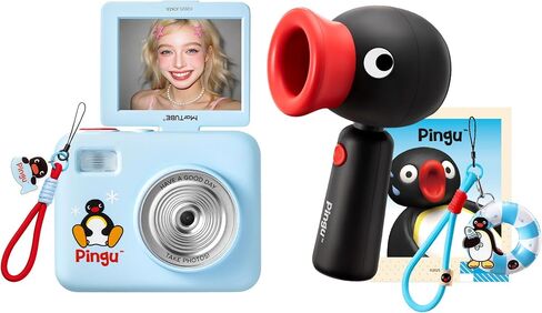 MarTUBE Pingu Digital Camera & Handheld Fan Bundle, for Adults in Saudi Arabia