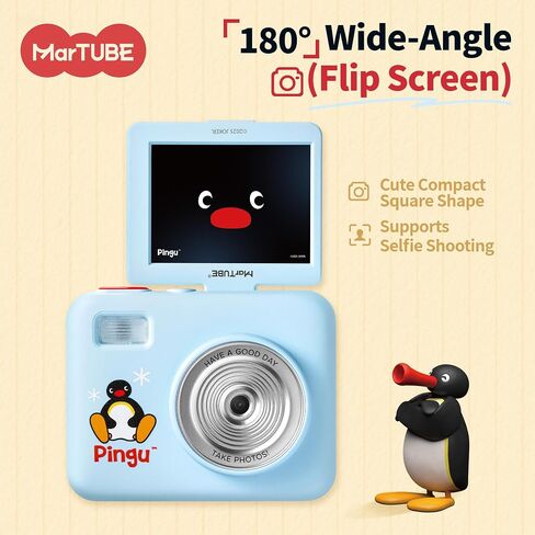 MarTUBE Pingu Digital Camera & Handheld Fan Bundle, for Adults in Saudi Arabia