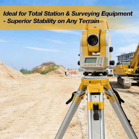 rugged Survey Tripod for Total Station Quick-Lock Aluminum Tripod in Saudi Arabia