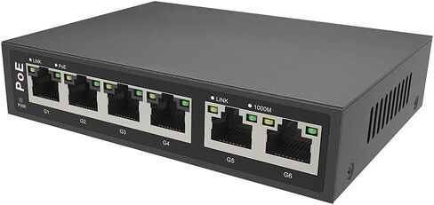 110W 4CH Full Gigabit Unmanaged PoE Switch Support IEEE 802.3 af/at PoE Standard, Plug-and-Play, 30W Max Power Per Port,POE4CH-110W in Saudi Arabia