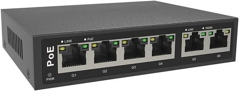 110W 4CH Full Gigabit Unmanaged PoE Switch Support IEEE 802.3 af/at PoE Standard, Plug-and-Play, 30W Max Power Per Port,POE4CH-110W in Saudi Arabia