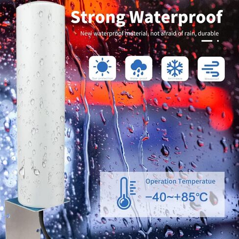 Maswell 4G LTE 5G Antenna Outdoor, 600-7000MHz 2X2 MIMO External Antenna, Up to 4.5 dBi, Cross-Polarized Omnidirectional for 4G/5G Routers & Gateways for T-Mobile Home Internet, Verizon, AT&T in Saudi Arabia