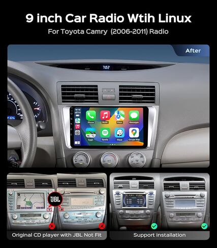 Linux Car Radio Stereo for Toyota Camry 2007-2011 in Saudi Arabia