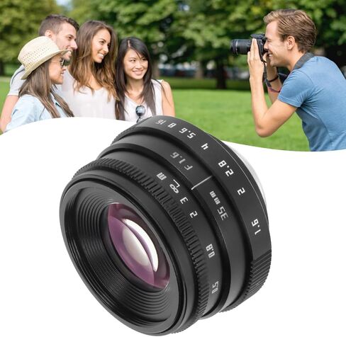 35mm F1.6 Lens Large Aperture Manual Focus for Mirrorless in Kuwait