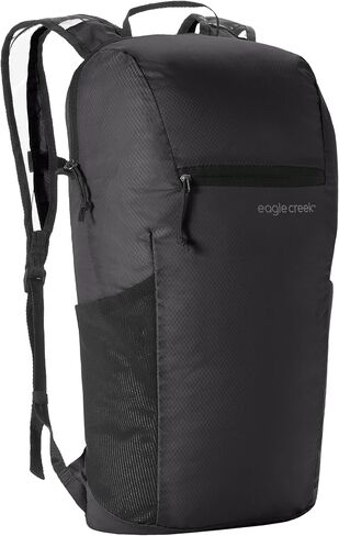 eagle creek Packable Backpack - Compact Multipurpose Water Resistant Backpack with Breathable Mesh Shoulder Straps - Perfect for Beach Days, Sports, Hiking & Travel - Storm Grey in Kuwait