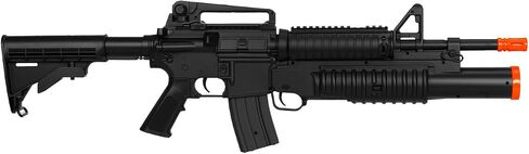 320 FPS AEG M4 Airsoft Rifle Electric Gun w/Triple Shot Launcher & Hi Capacity Magazine in Kuwait