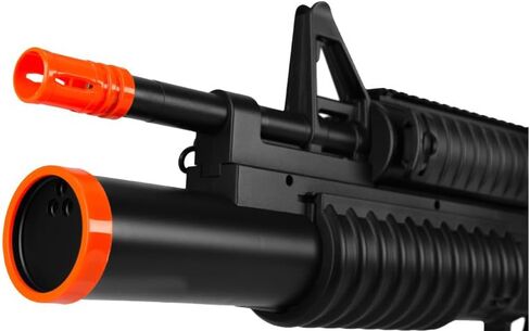 320 FPS AEG M4 Airsoft Rifle Electric Gun w/Triple Shot Launcher & Hi Capacity Magazine in Kuwait