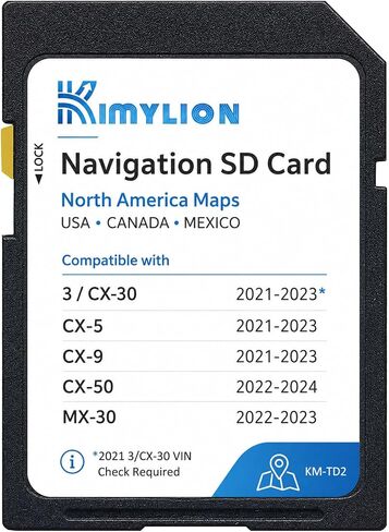 TD2K66EZ1C Navigation SD Card for Mazda, USA/CAN/MEX Offline GPS Maps in Saudi Arabia