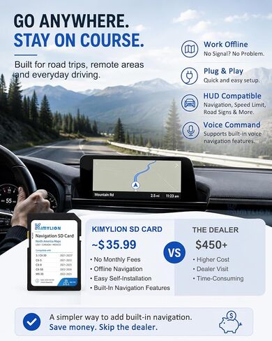 TD2K66EZ1C Navigation SD Card for Mazda, USA/CAN/MEX Offline GPS Maps in Saudi Arabia
