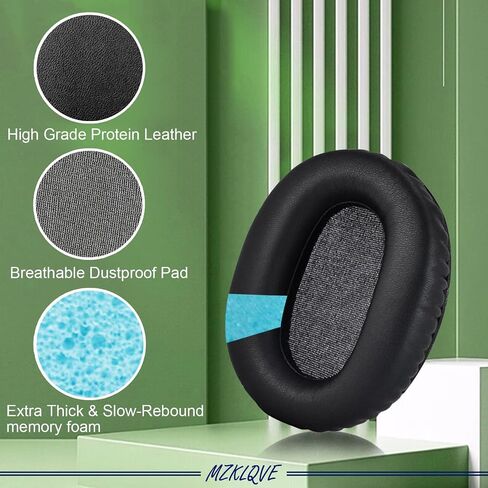 WH-CH710N Ear Pads - Replacement Earpads for Sony WH-CH720N, WH-CH710N, WH-CH700N Headphones(Black) in Saudi Arabia