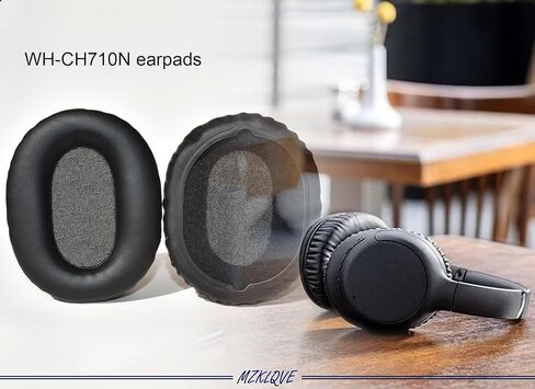 WH-CH710N Ear Pads - Replacement Earpads for Sony WH-CH720N, WH-CH710N, WH-CH700N Headphones(Black) in Saudi Arabia