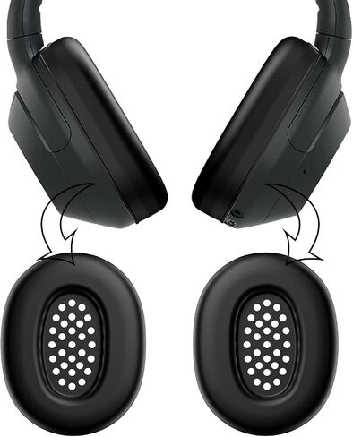 أغطية حافظة من السيليكون لسماعات Sony UltWear، غطاء حافظة مضاد للخدش، وسائد أذن قابلة للغسل بديلة لملحقات سماعات الرأس اللاسلكية Sony Extra Bass ULT Wear WH-ULT900N (أسود) in Kuwait