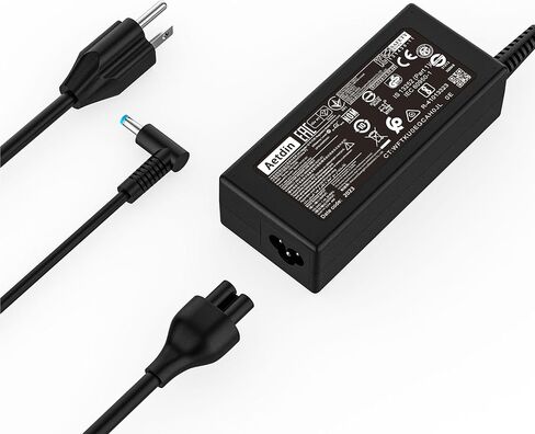 45W 19.5V 2.31A Charger Compatible with HP Pavilion Envy X360 TPN-CA14 r-41013153 15-f272wm 15-f387wm 15-ba009dx 15-dw0083wm 15-f222wm 213349-109 TPN-LA15 TPN-DA16 Laptop Power Adapter 4.5x3.0mm in Saudi Arabia