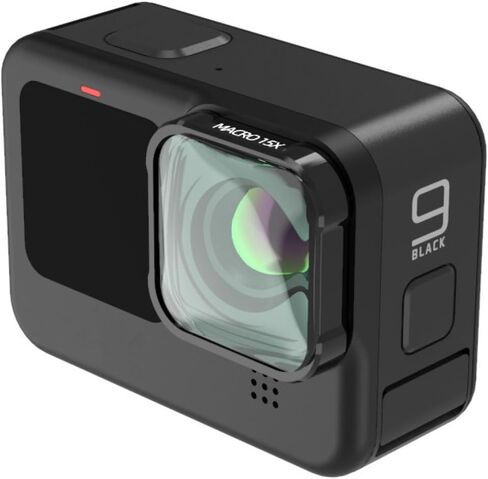 CHICHIYANG Upgrade Aluminum Alloy + Optical Glass 5X Macro Close Up Lens Filter for Go-pro Hero 9/11 Black Action Camera in Saudi Arabia