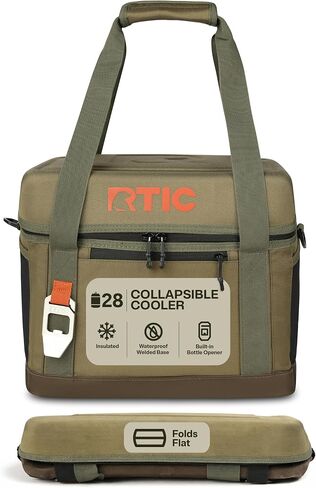 RTIC Everyday Cooler, Soft Sided Portable Insulated Cooling for Lunch, Beach, Drink, Beverage, Travel, Camping, Picnic, for Men and Women in Saudi Arabia
