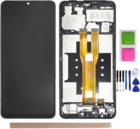 Galaxy A06 A065 LCD Screen Replacement A06 LCD Display Touch Digitizer Assembly with Frame for Samsung Galaxy A06 6.7" 2024 SM-A065F/DS SM-A065M SM-A065M/DS Screen with Repair Part Tools in Kuwait