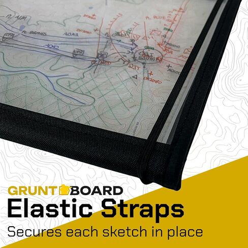 مجلس إحاطة المعركة لـ IBOLC ، West Point ، Opord Brief Plexiglass Board ، Army ، Stealth Black (9 × 12) in Kuwait