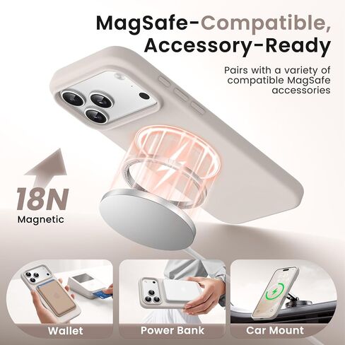 GONEZ for iPhone 18 Pro Max Case/iPhone 17 Pro Max Case, Stone in Saudi Arabia