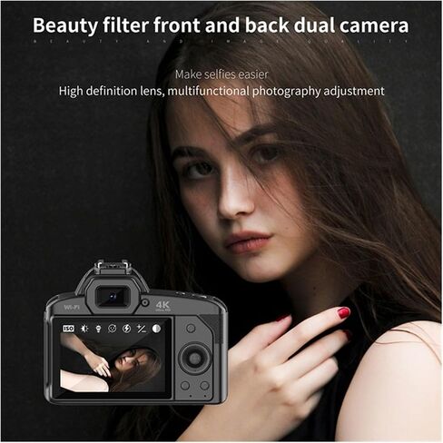 Professional Digital Camera HD 4K WiFi with 16X Zoom Night Vision with Microphone in Saudi Arabia