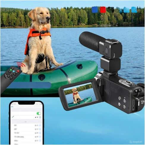 Pro Camcorder with 1 4K UHD CMOS Sensor Dual-Pixel AF 15x Optical Zoom and 600x Digital for Video Imaging in Saudi Arabia