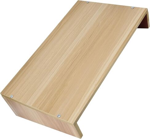 رف كمبيوتر محمول خشبي للمكتب، ارتفاع مريح 20 × 12 × 5.1 بوصة in Kuwait