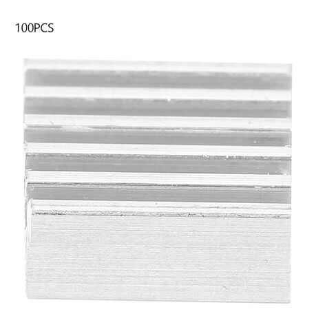 100PCS Aluminum Heat Sink 9 X 4 X 9mm Passive Coolers for Mos Module Transistor Power Supply Electron Tube Electronic Components in Saudi Arabia