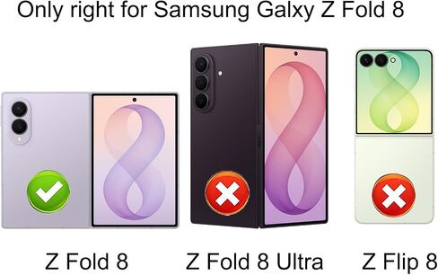 3 Pack Privacy Front Matte Screen Protector For Samsung Galaxy Z Fold 8 in Saudi Arabia