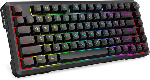 E-YOOSO 75% Wireless Mechanical Gaming Keyboard, Creamy Sound, Black in Kuwait