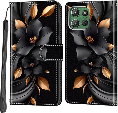 Case Wallet for Motorola Moto G Power 2025/2026, Rose Butterfly in Saudi Arabia
