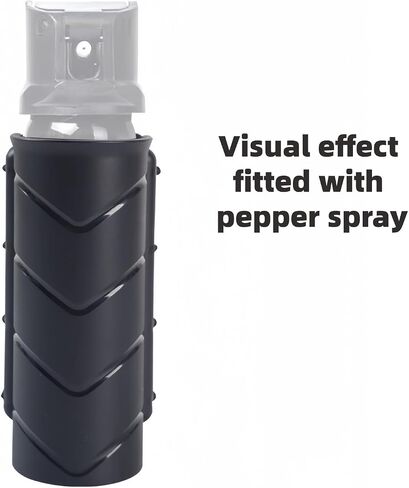 Pepper Spray Holster, OC Spray Holster for Duty Belt/Vest, Quick Release MK3/MK4 Canister Carrier Sheath, Open‑Top Holder Case, for Law Enforcement, Police, Security, Prison & Correction Officers in Saudi Arabia