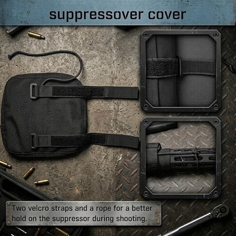 5“ 6" 7“ 7.5" 10“ Suppressor Cover with Burn Proof Micro Fiber Sleeve Heat Resistant Suppressor Wrap Rifle High Temp Blocker Silencer Covers in Kuwait