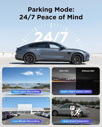 【Bundle: A229 Plus 2CH+HK4 Kit+CPL】 VIOFO A229 Plus Dash Cam with Dual STARVIS 2 Sensors, 2 Channel HDR, 1440P+1440P Front and Rear, Voice Control Car Dash Camera in Kuwait