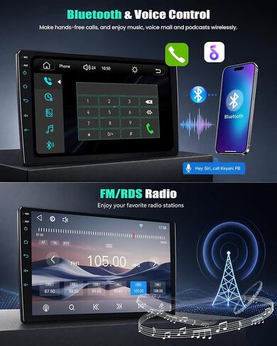 SIXTOP Car Stereo Radio for Hyundai Elantra 2011 2012 2013 with Wireless Apple CarPlay Android Auto HD 9 Inch IPS Touch Screen Bluetooth YouTube Video Mirror Link FM/RDS DSP USB SWC Backup Camera in Saudi Arabia