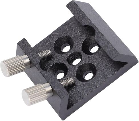 1pc Telescope Finder Mounting Bracket, Aluminum Alloy Secure Base for Stable Observations, Silver Material in Saudi Arabia