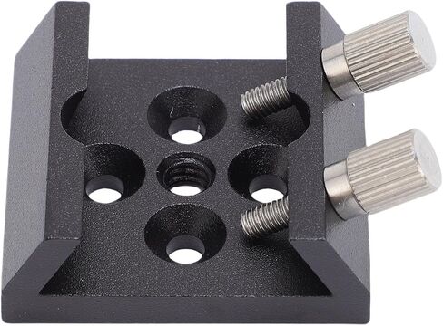 1pc Telescope Finder Mounting Bracket, Aluminum Alloy Secure Base for Stable Observations, Silver Material in Saudi Arabia