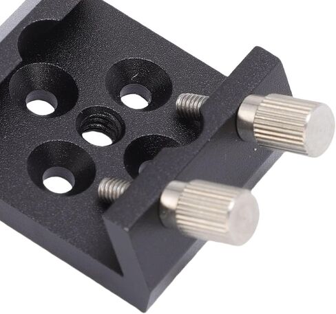 1pc Telescope Finder Mounting Bracket, Aluminum Alloy Secure Base for Stable Observations, Silver Material in Saudi Arabia