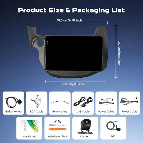 Car Stereo for Honda Fit 2008-2013 Android Radio in Saudi Arabia