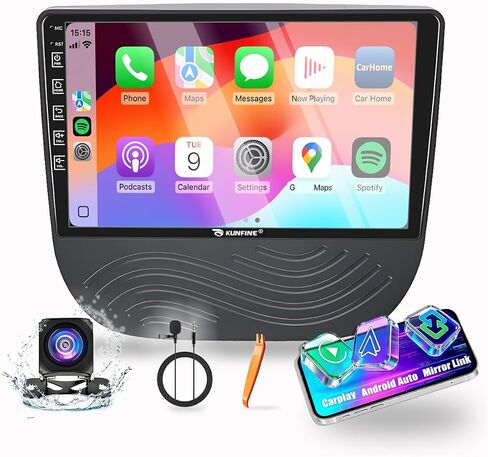 for Chevrolet Malibu 2016-2018 CarPlay Android Auto Navigation Stereo GPS Radio Reverse Camera Display 9" IPS Touchscreen Headunit Tablet Pad Media Player, if Applicable Quad Core 2G+64G in Kuwait